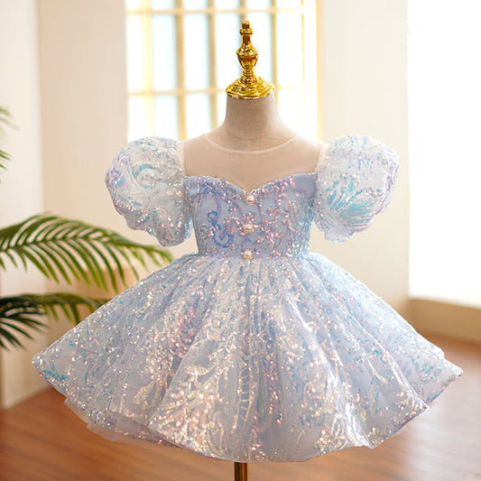 Shiny Children's Party Dress