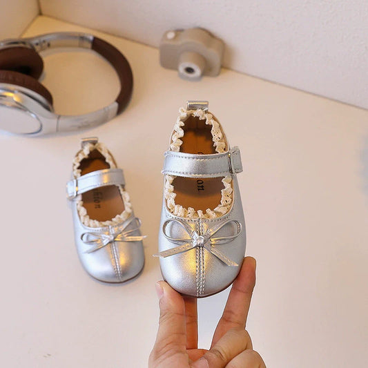 Children's Lace Bow Shoe