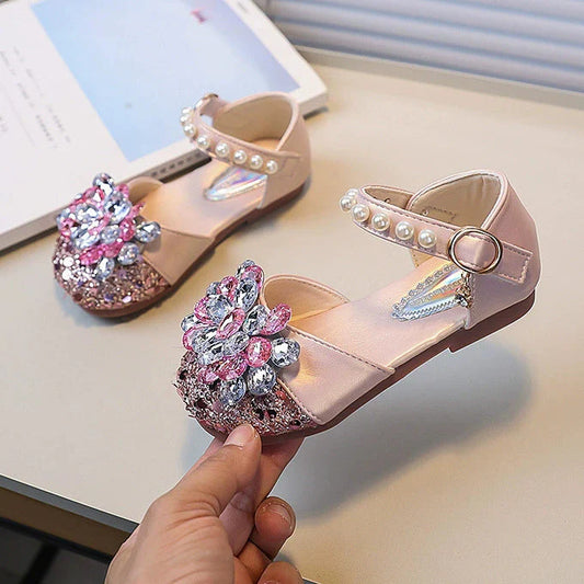 Girls' Shiny Pearls Sneakers