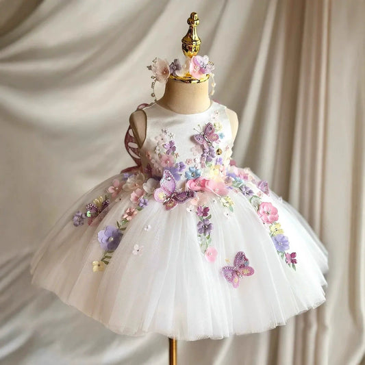 Enchanted Garden Children's Dress with Wings