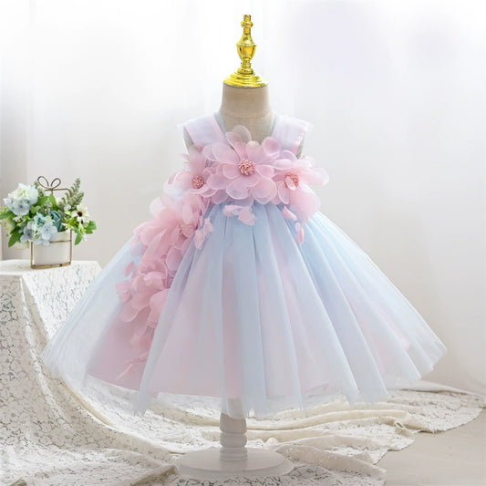 Floral Tulle Party Dress