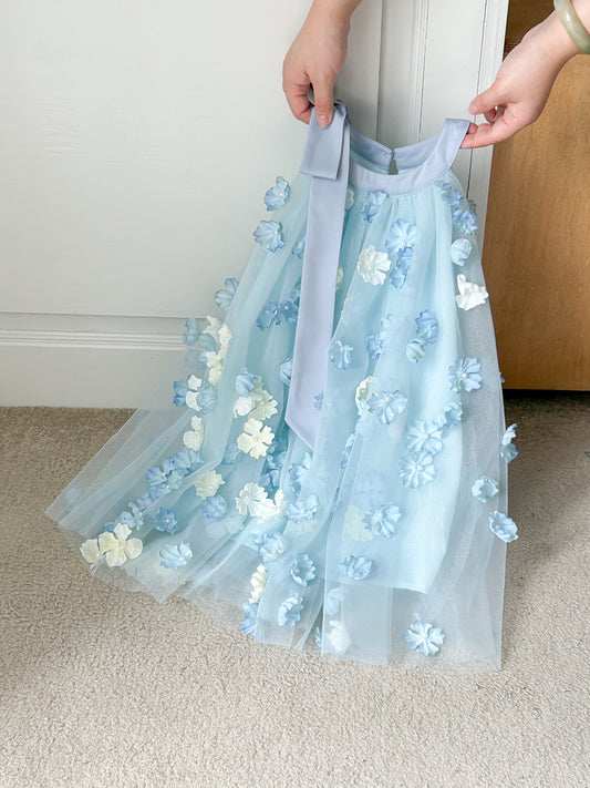 Children's Tulle Floral Dress