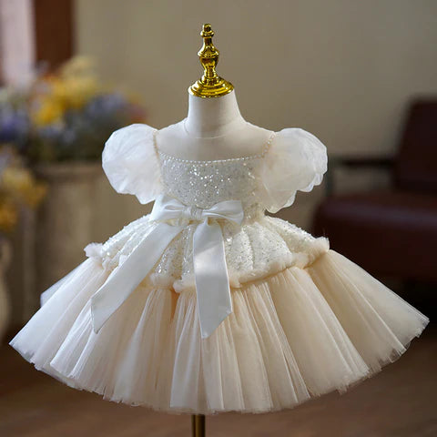 Shiny Bow Children's Dress